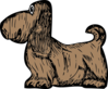 Brown Basset Hound Art Clip Art